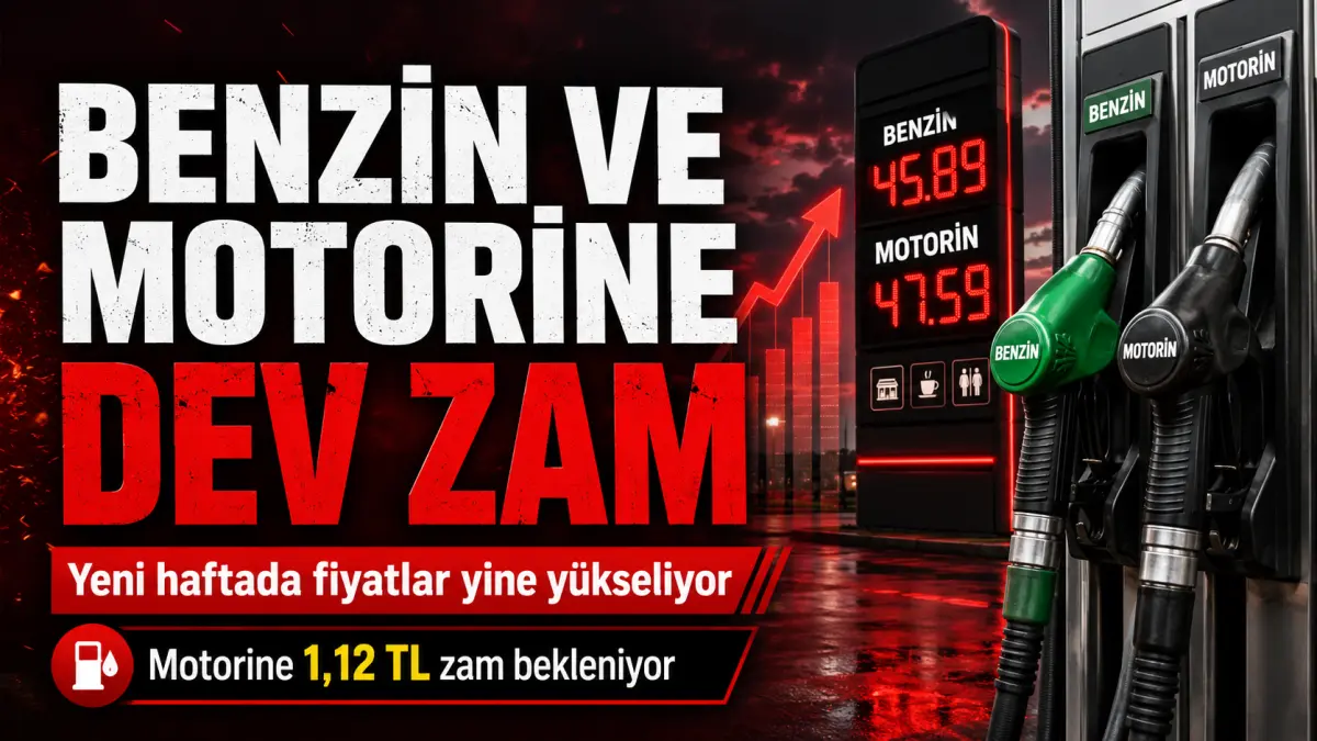 Akaryakıtta Zam Dalgası Bitmiyor: Motorine 1,12 TL’lik Yeni Artış Kapıda