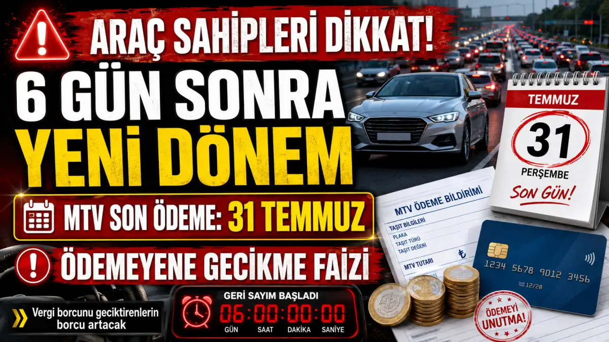 ARAÇ SAHİPLERİ DİKKAT: 6 GÜN SONRA BORCUNUZ ARTACAK!