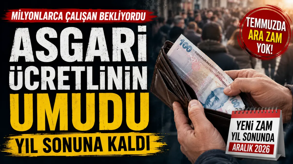 Asgari Ücretlinin Umudu Yıl Sonuna Kaldı