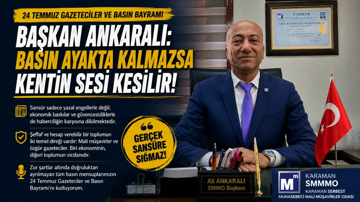 Başkan Ankaralı: “Basın Ayakta Kalmazsa Kentin Sesi Kesilir”