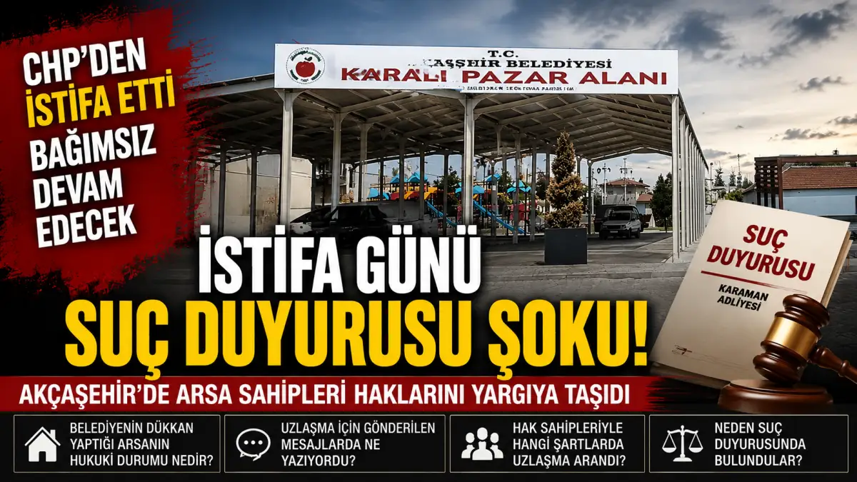 CHP’den İstifa Etti, Suç Duyurusu Şokuyla Sarsıldı