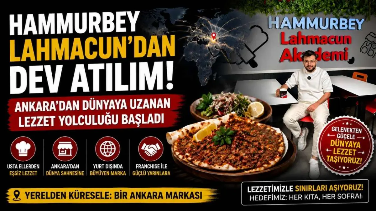 HammurBey Lahmacun Dünya Markası Oluyor! Ankara'dan Başlayan Lezzet Yolculuğu İlk Uluslararası Anlaşmayla Şam'a Ulaştı