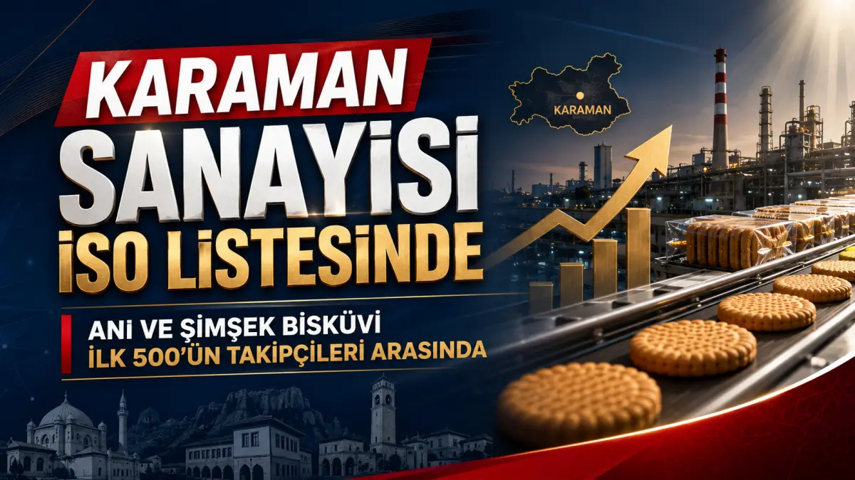 İSO İkinci 500 Açıklandı: Karaman’dan İki Firma Listeye Girdi