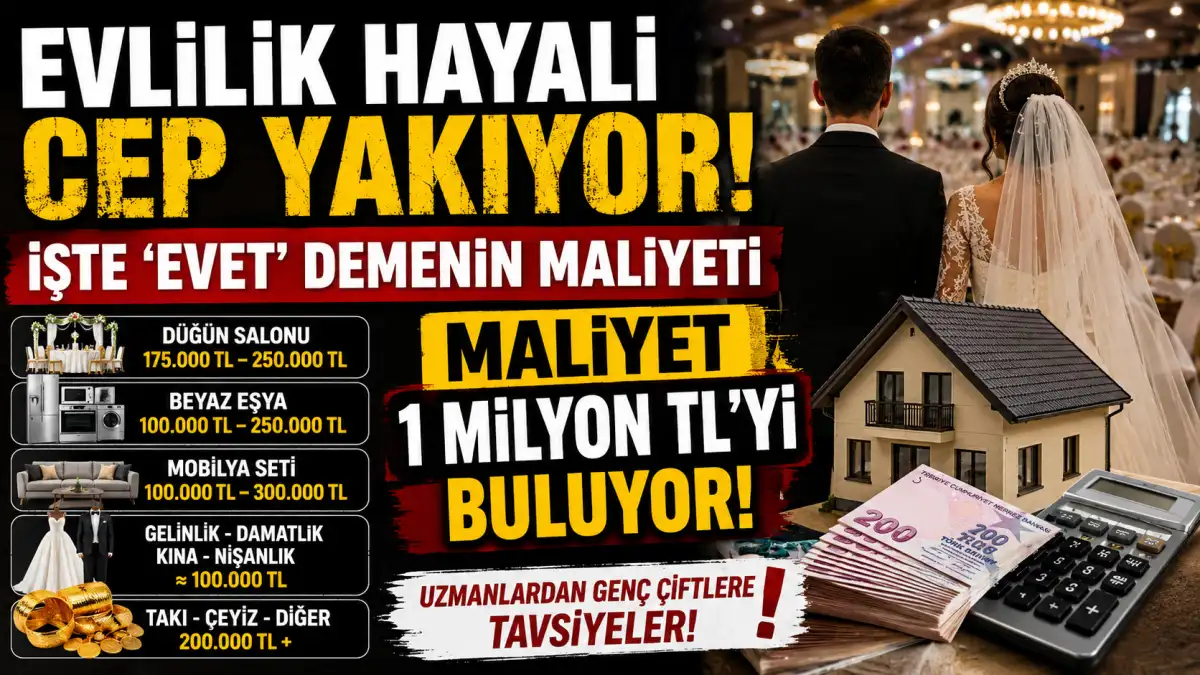 Karaman’da “Evet” Demek 1 Milyon TL: Gençler Evliliğe Borçla Başlıyor