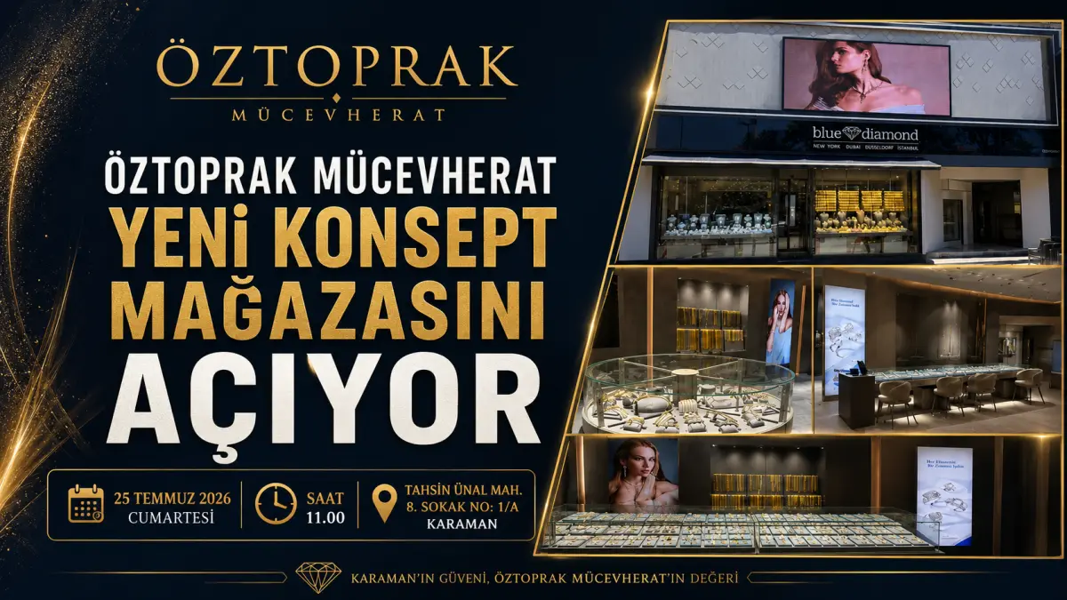 Öztoprak Mücevherat Yeni Konsept Mağazasını Açıyor