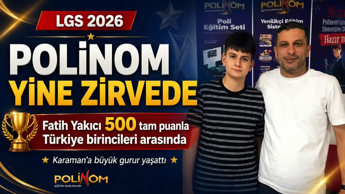 Polinom Yine Zirvede: Fatih Yakıcı 500 Tam Puanla Türkiye Birincisi