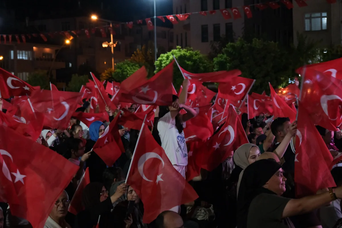 Karaman’da 15 Temmuz’un 10’uncu Yılında Meydanlar Doldu