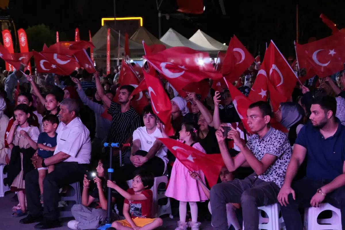 Karaman’da 15 Temmuz’un 10’uncu Yılında Meydanlar Doldu