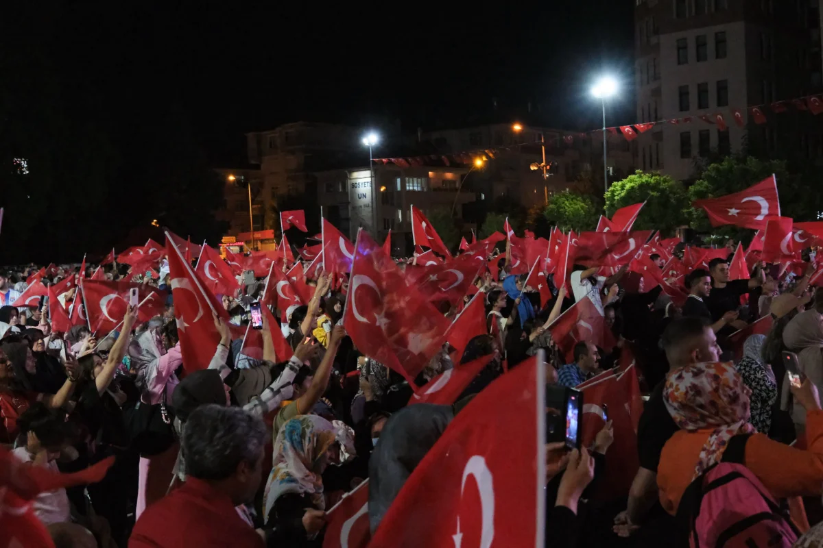 Karaman’da 15 Temmuz’un 10’uncu Yılında Meydanlar Doldu